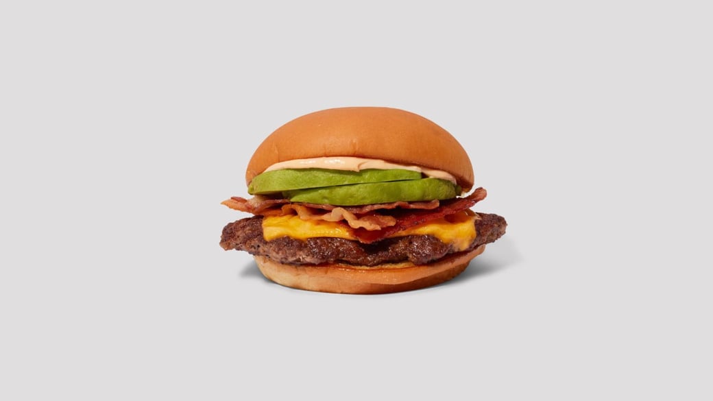 Single Avocado Bacon Burger