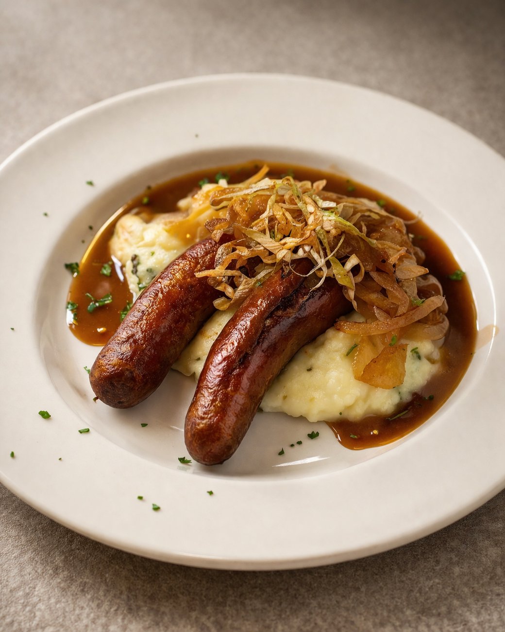 SAUSAGE & MASH