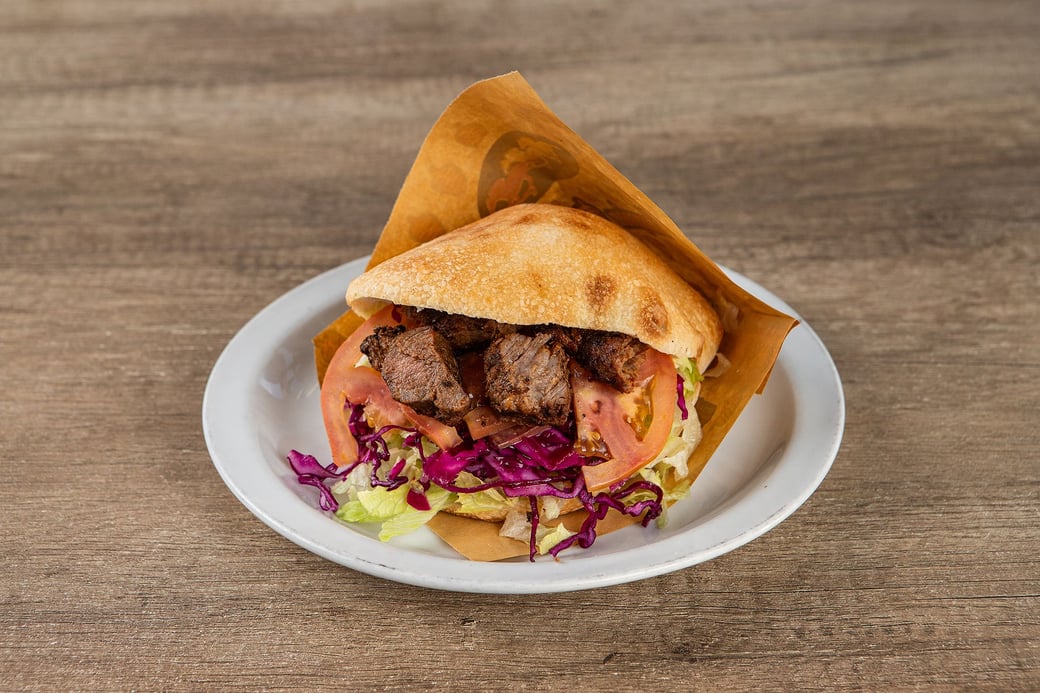 Beef Shish Kebab Sandwich