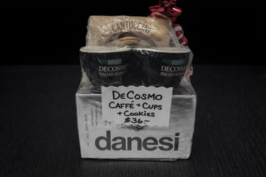 DeCosmo Private Label Espresso Cups and Coffee , shop product