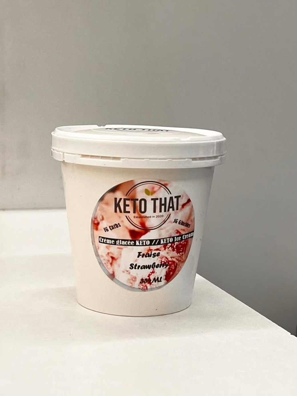 Keto Strawberry Ice Cream