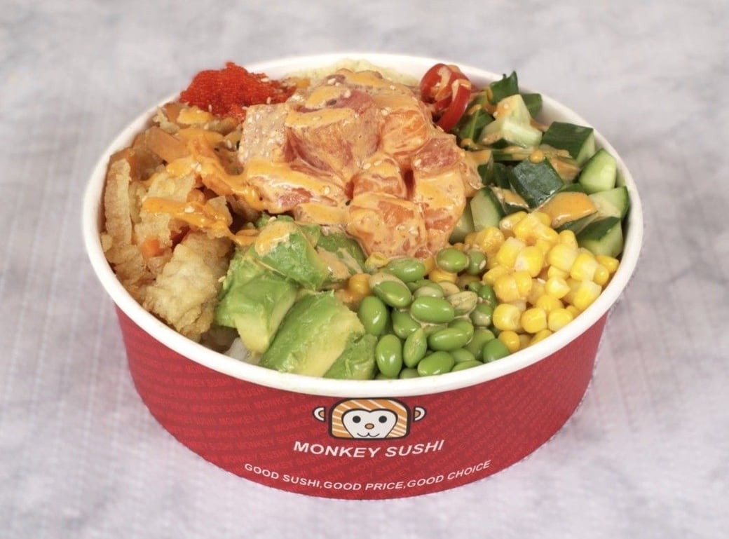 SPICY SALMON & TUNA POKE