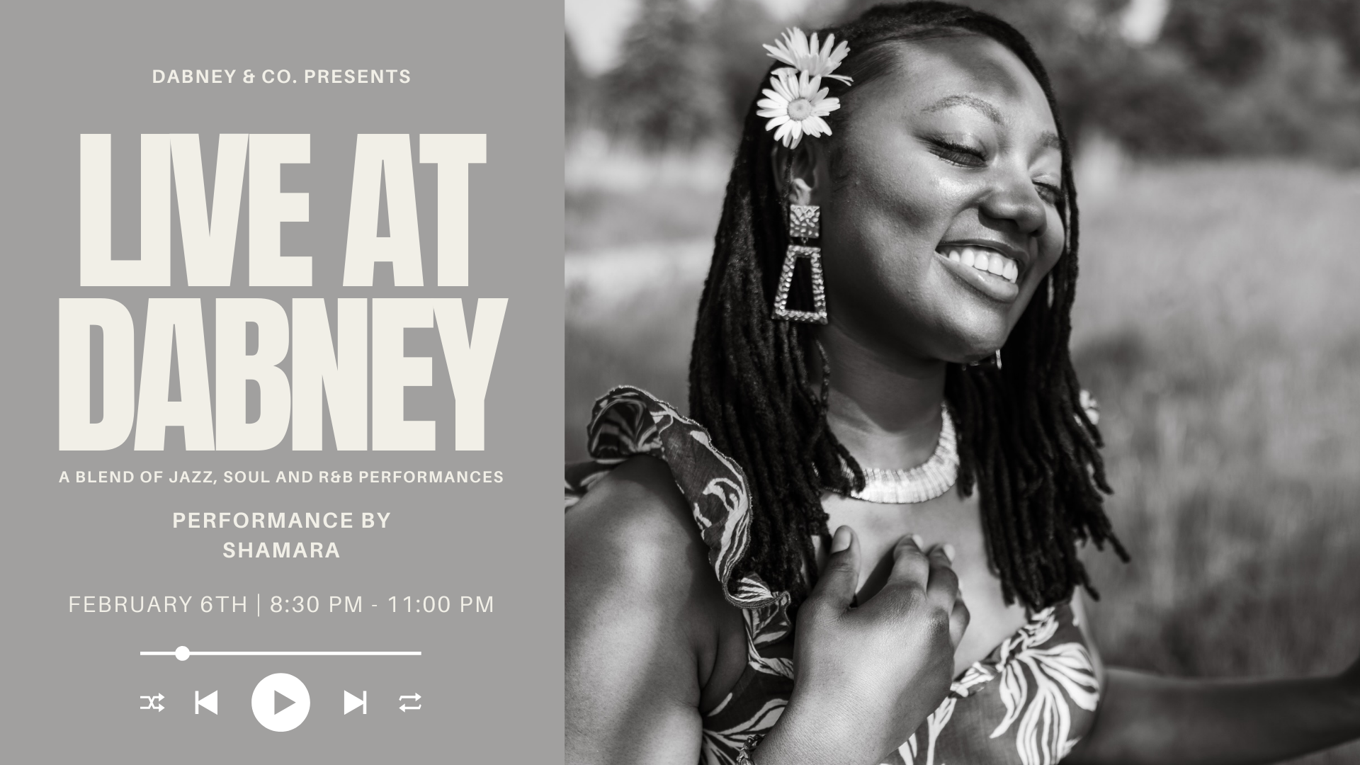 LIVE at Dabney with Shamara