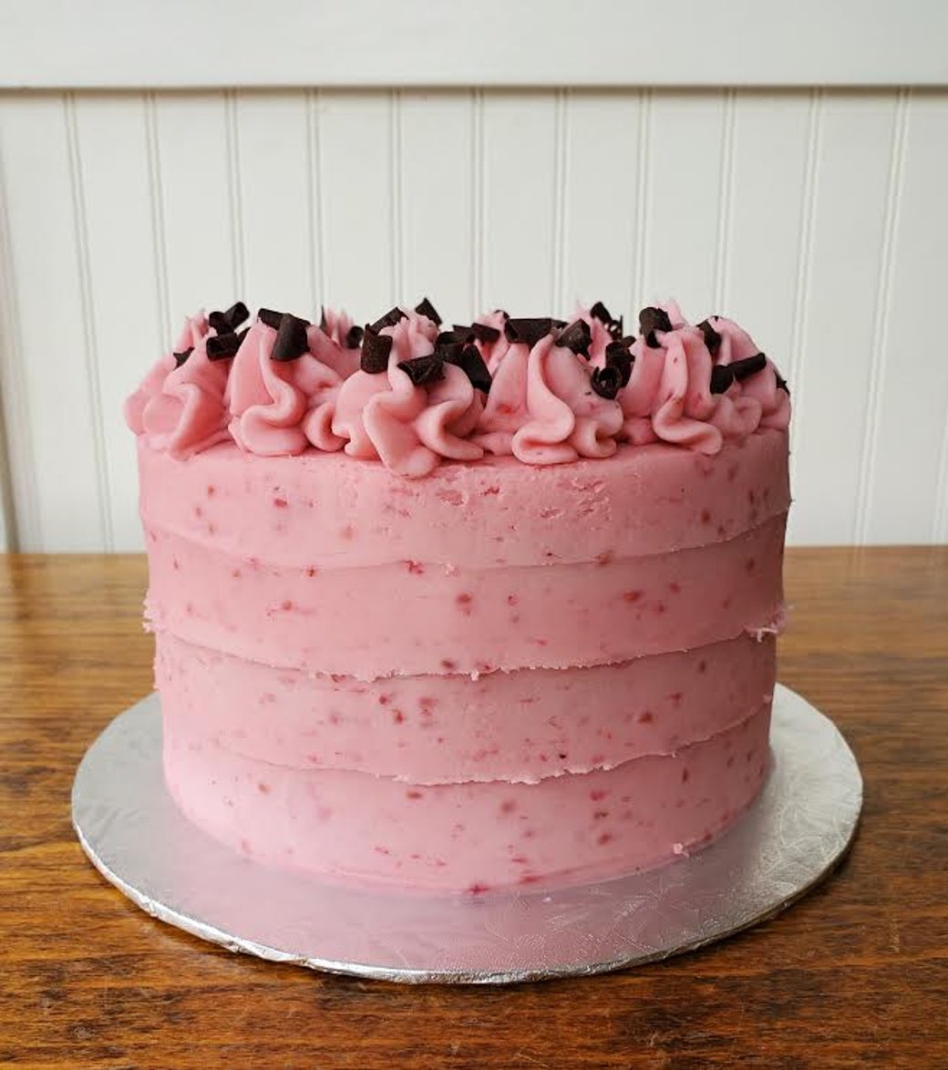 Chocolate raspberry party cake