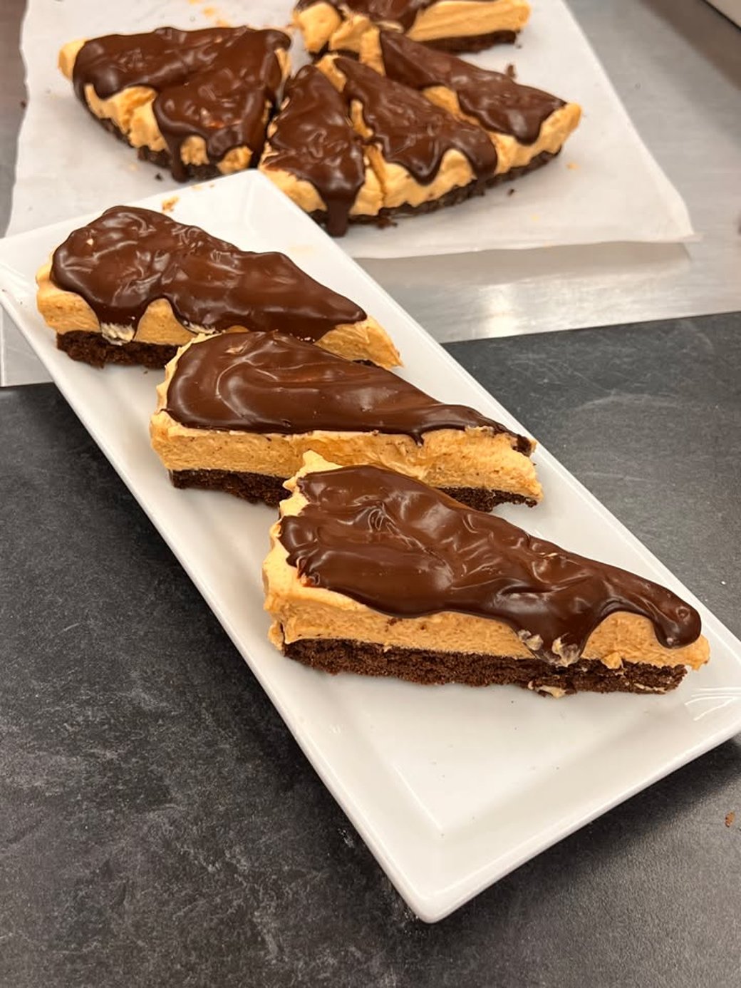 Keto Peanut Butter Brownie Tart