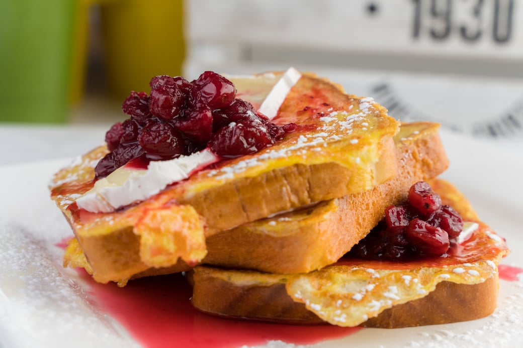 Cranberry Brie French Toast 