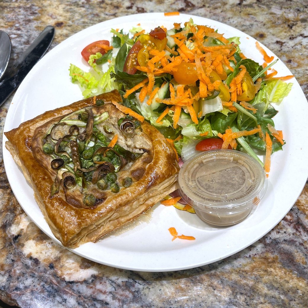 Spring Vegetable Puff Pastry Tart