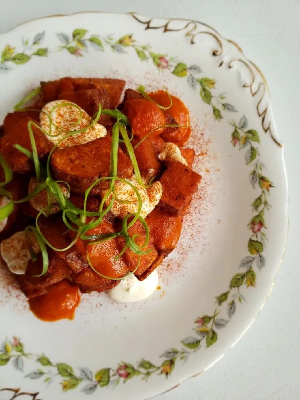 Barcelona Style Patatas Bravas 