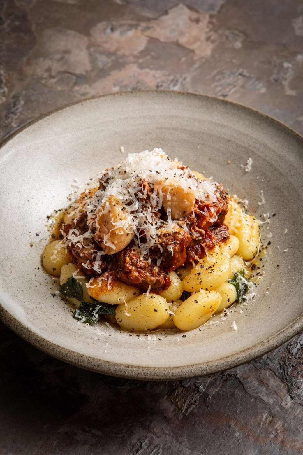 Braised Beef Ragu with Brown Butter Gnocchi