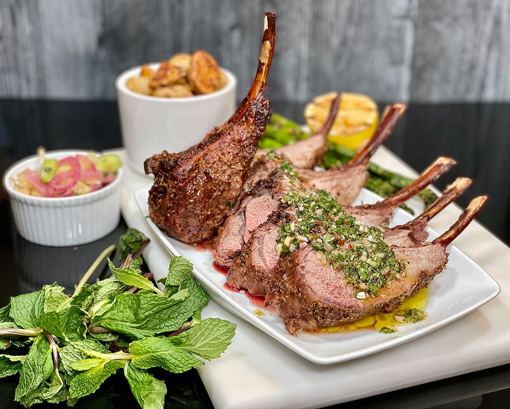 Grilled Rack of Lamb