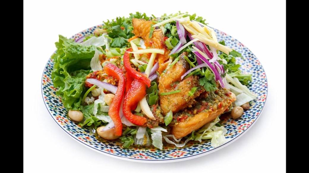 Lao Style Salmon Salad