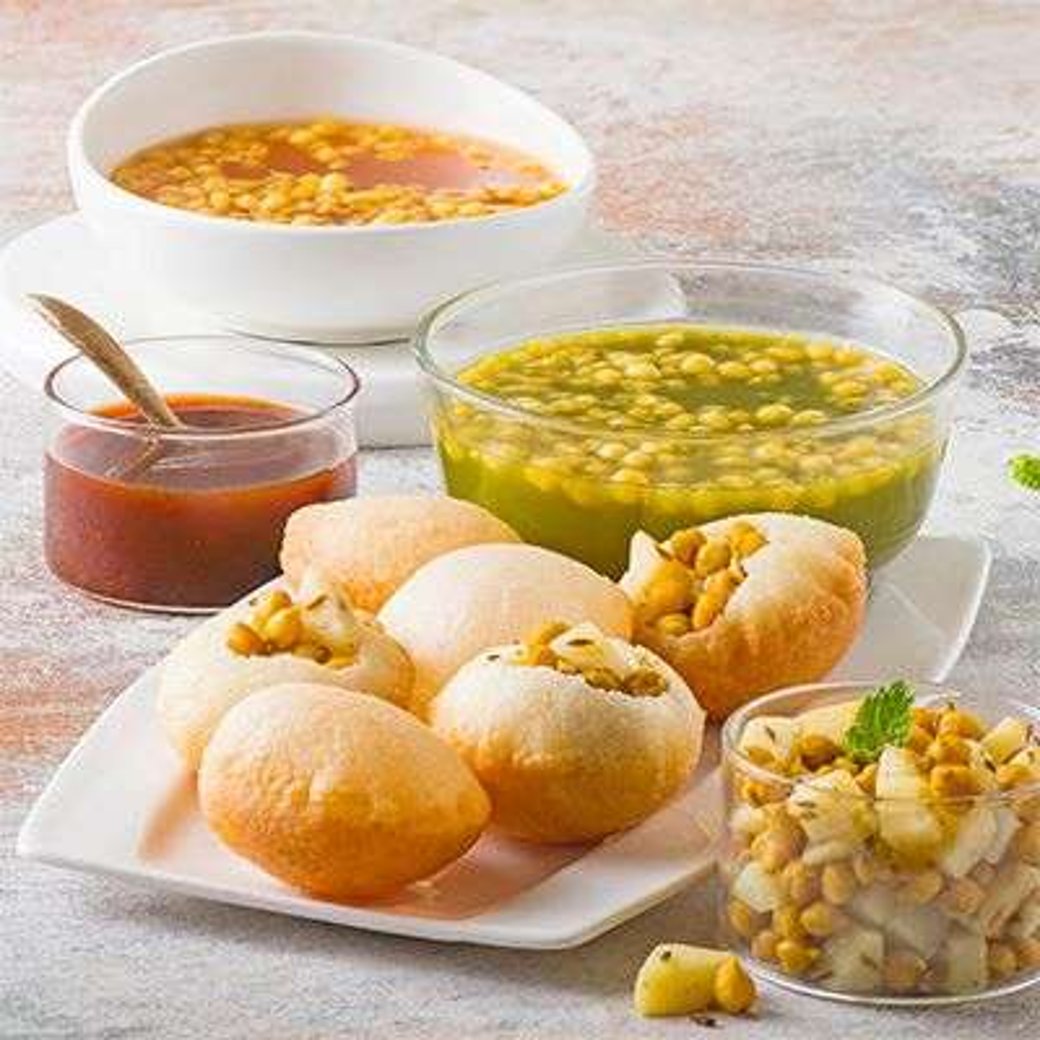 Atta wale golgappe 10 pcs.