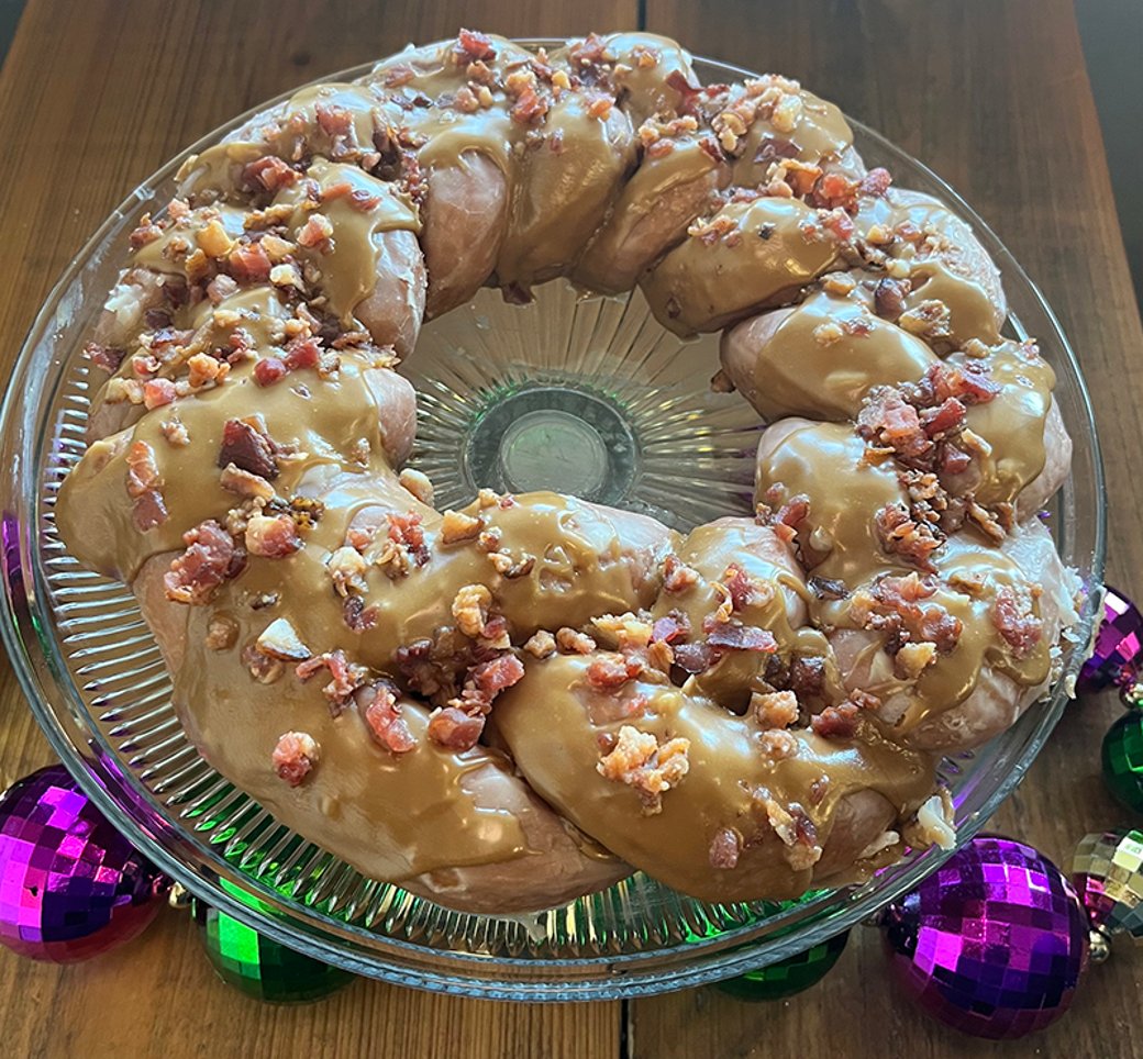 Maple Bacon King Cake