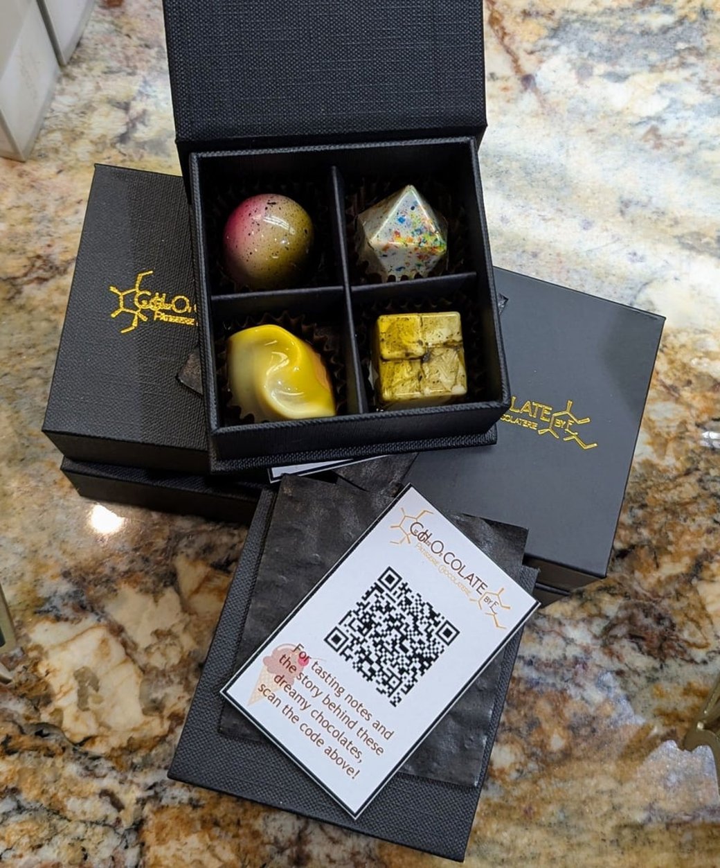 4 Piece Chocolate Box
