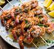 <p><strong>BLACKENED SHRIMP SKEWERS</strong></p>