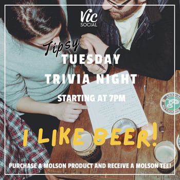 Themed Tipsy Trivia hosted by Thea