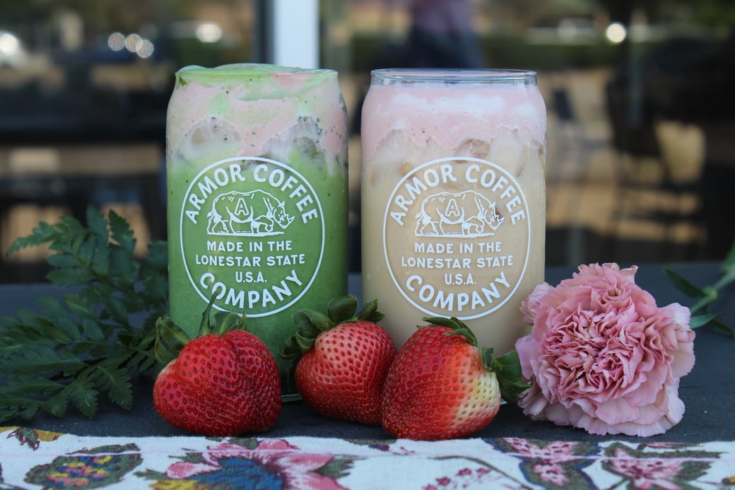 Strawberry Top Latte