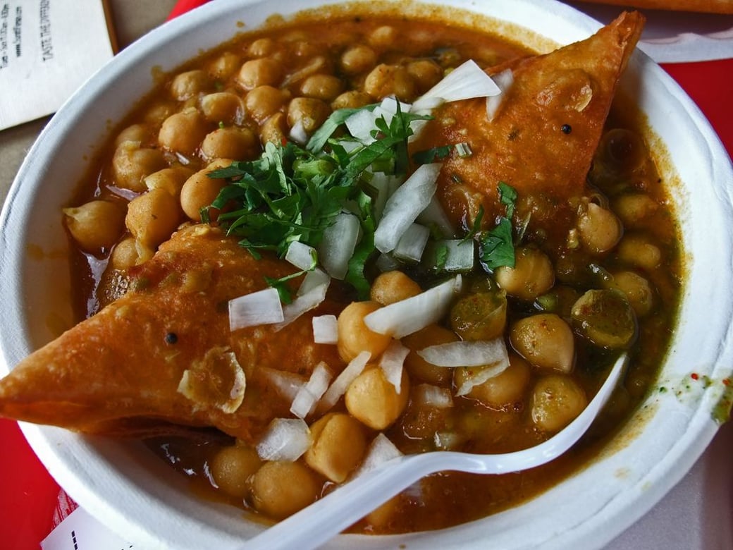 Samosa Channa/Chaat