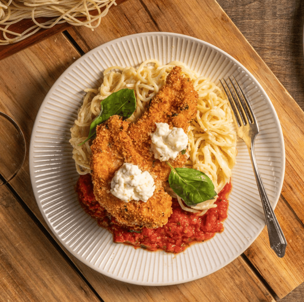 Chicken Milanese Burrata
