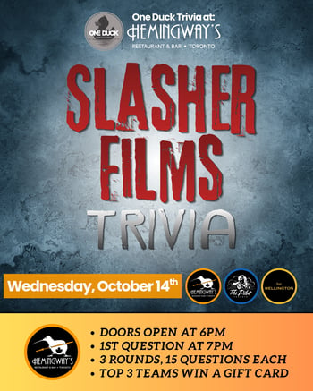 Slasher Films Trivia