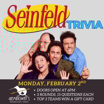 Seinfeld Trivia (2nd Night)
