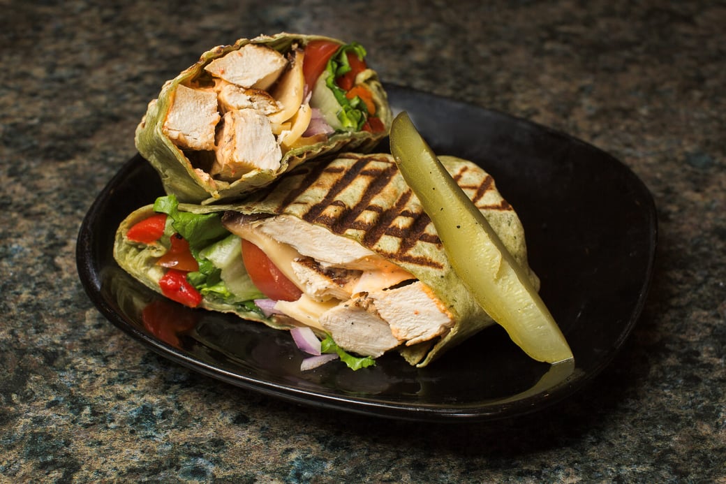 Grilled Breast of chicken Wrap