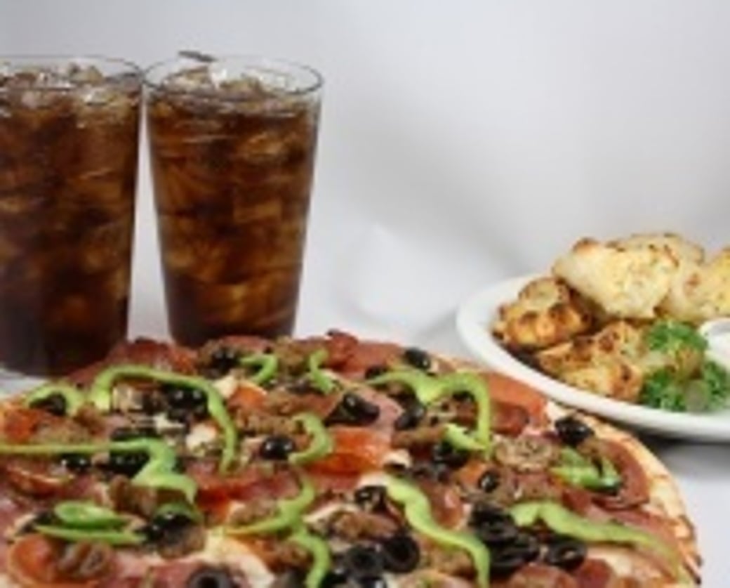 Couples Combo: Medium Master Pizza, 3 pc Groovy Twist, 2 Cans Soda $39.99