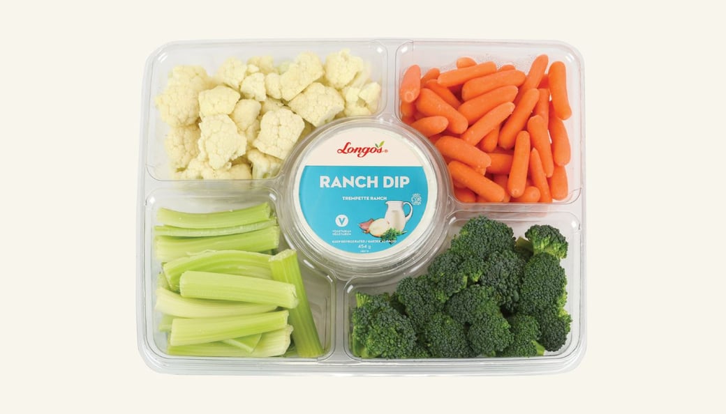 Vegetable Tray with Ranch Dip