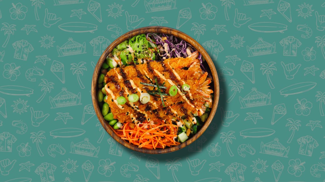 Poke Crevettes Tempura