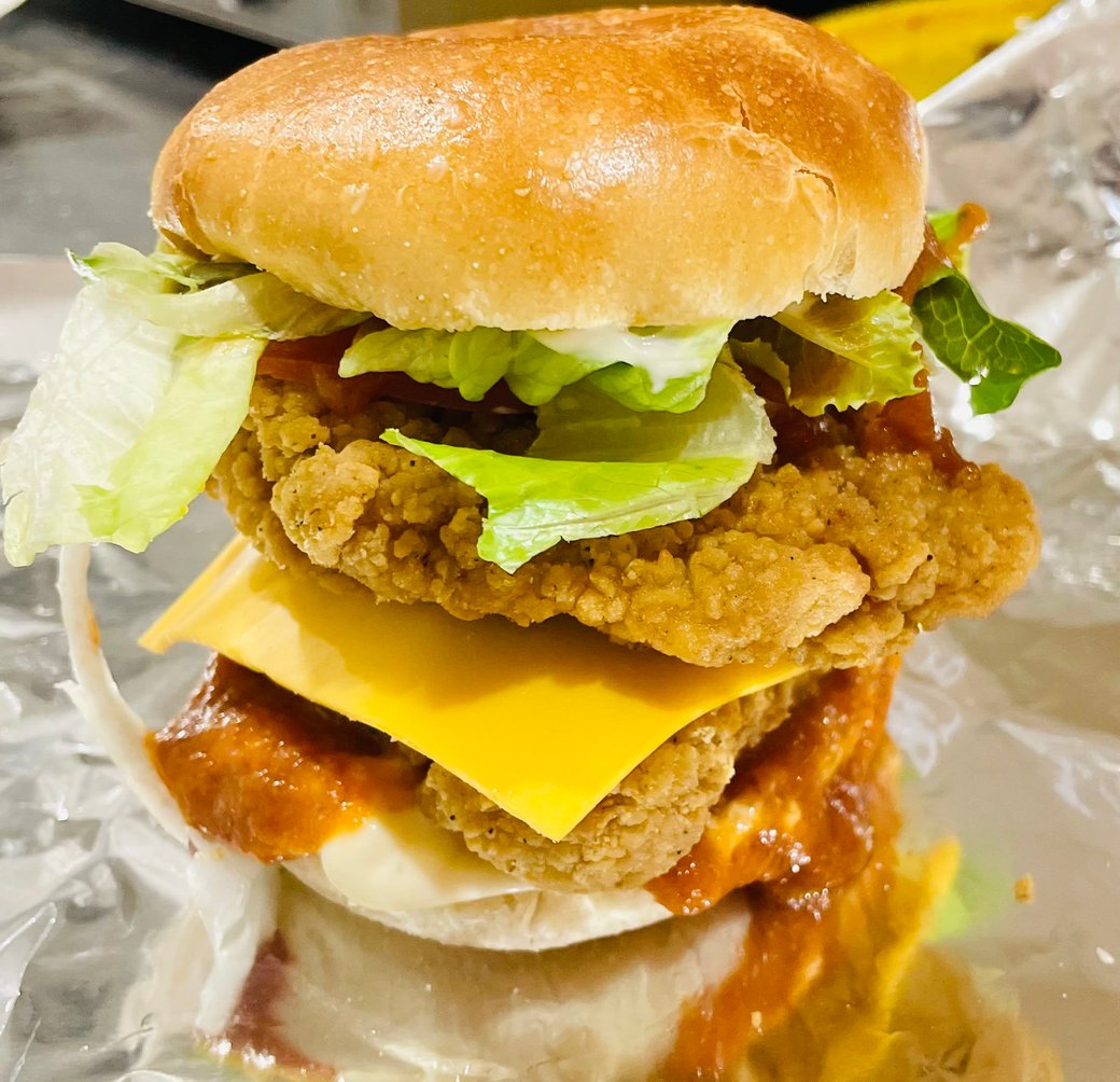 Butter Chicken Burger