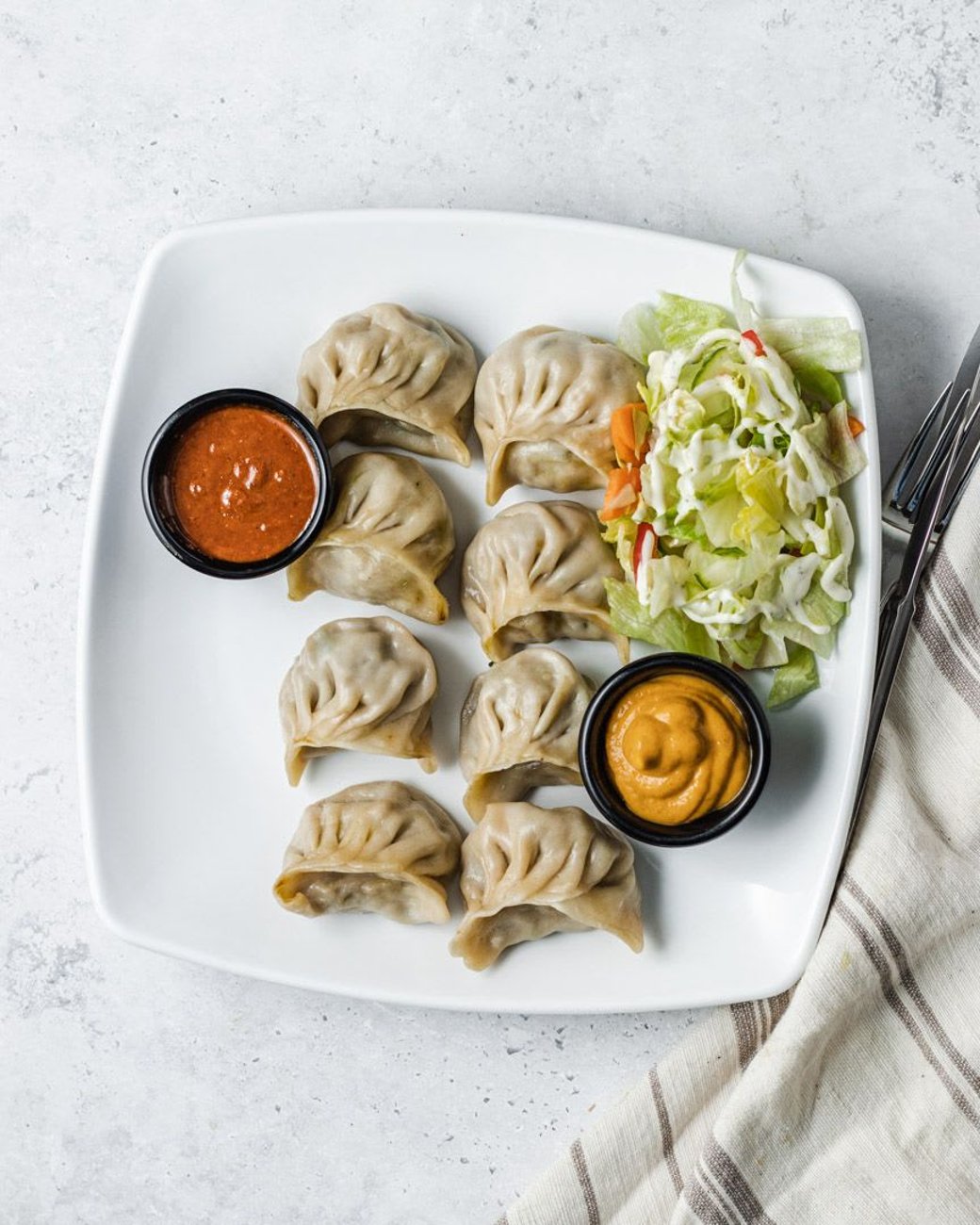 Chicken Momos Fried