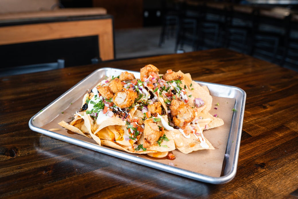 Fried Chicken Tender Nachos