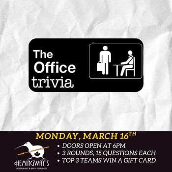 The Office Trivia (2nd Night)