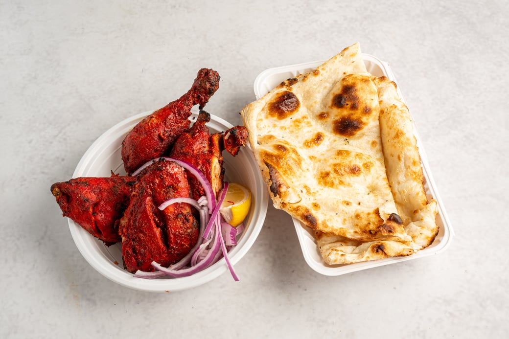 Half Tandoori Chicken with Naan