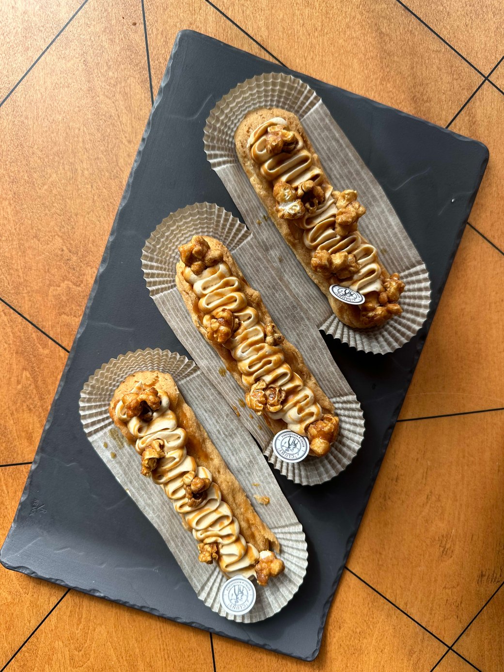 Caramel Corn Eclair
