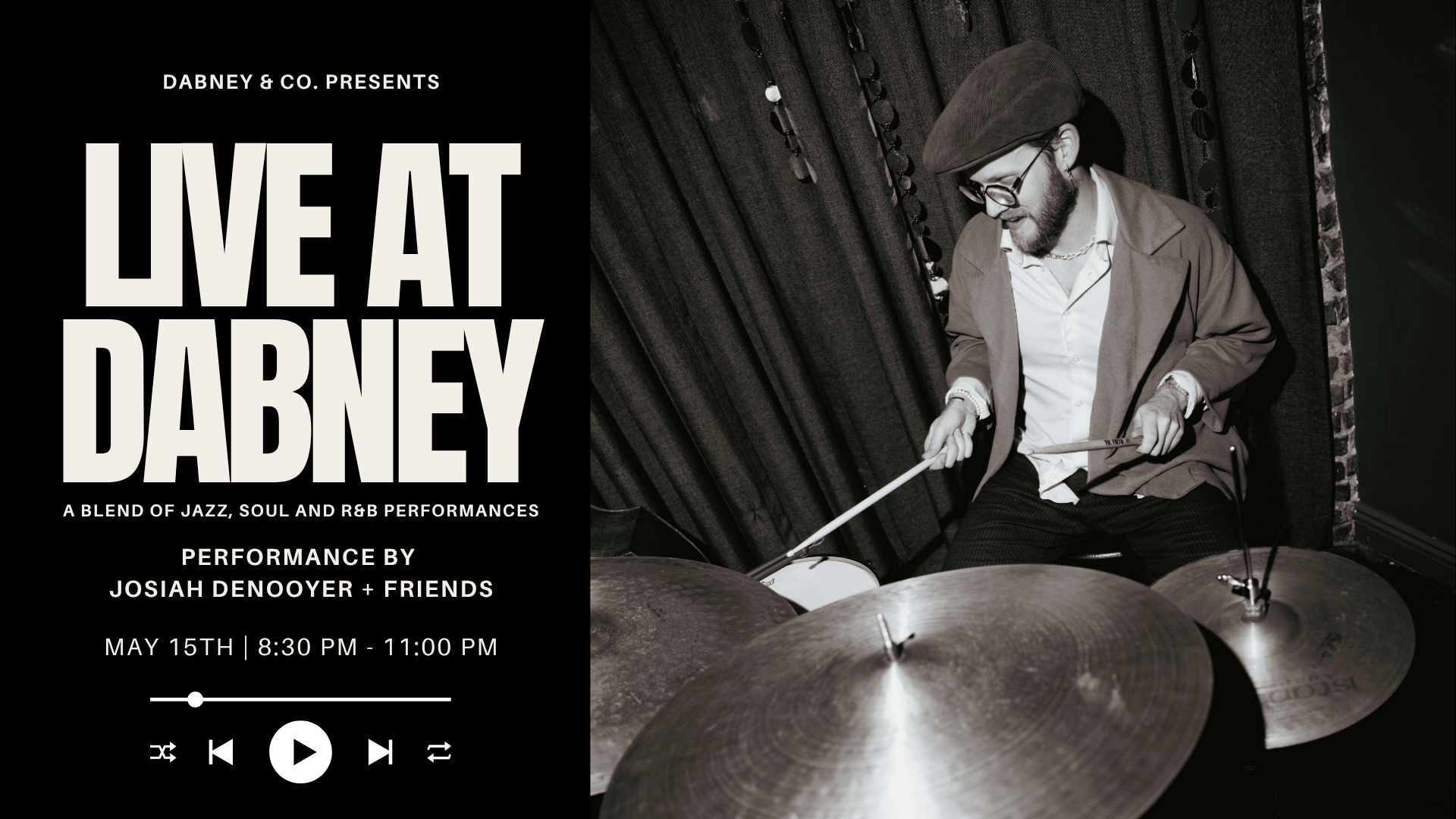 LIVE at Dabney with Josiah DeNooyer + Friends