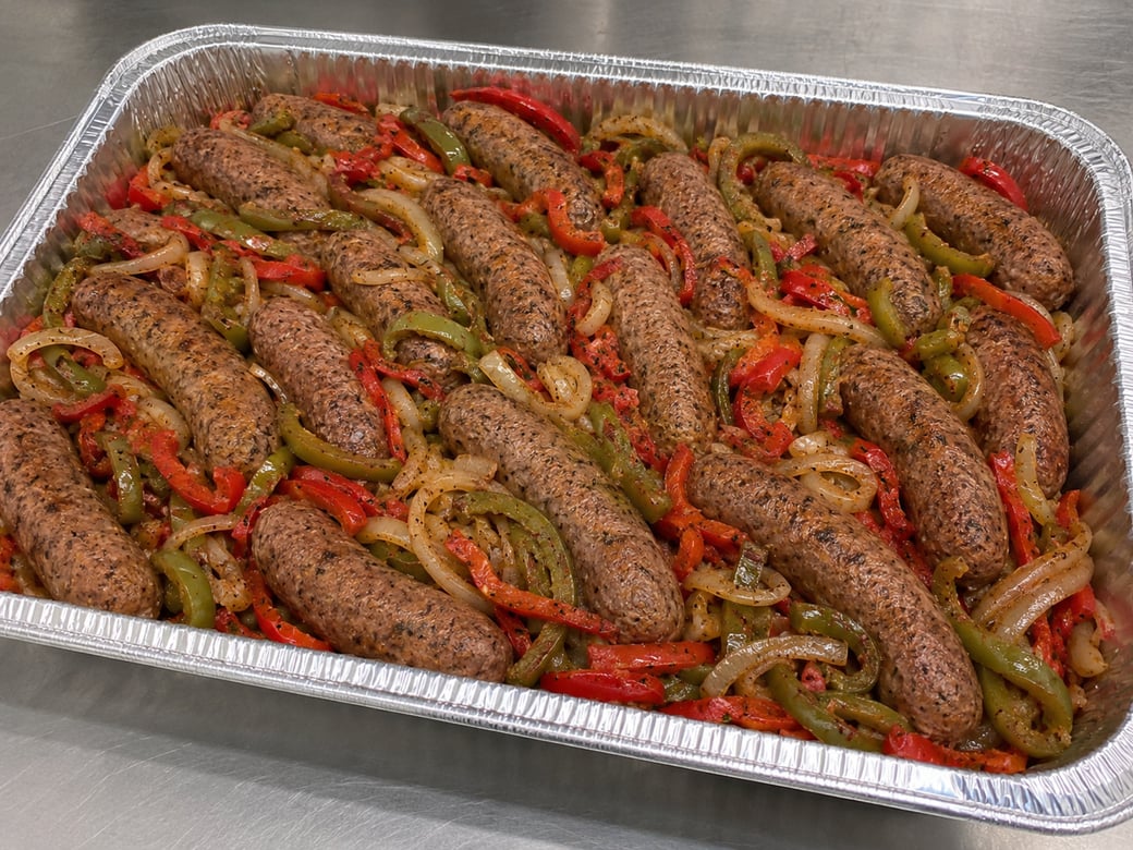 Sausage Peppers & Onions Pan