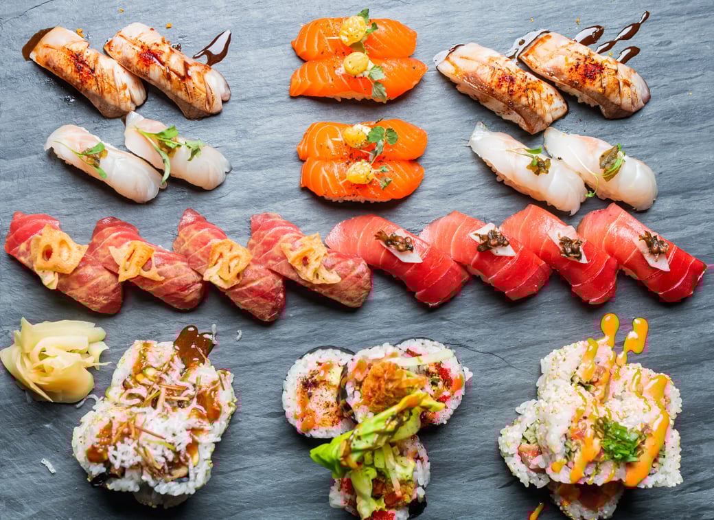 UNI Super Bowl Sushi Platter