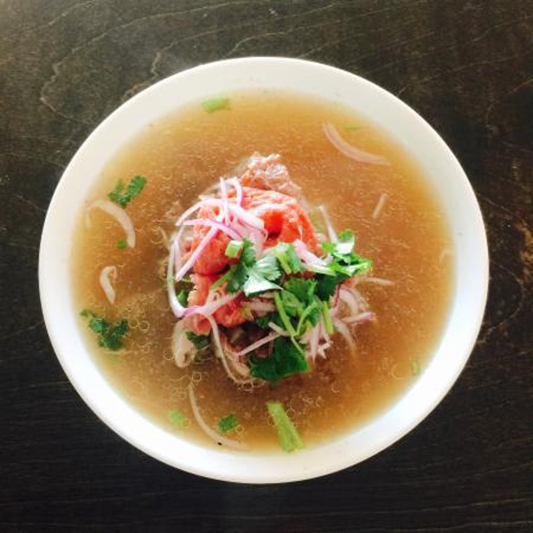 C5.  Medium Rare Beef Noodle Soup