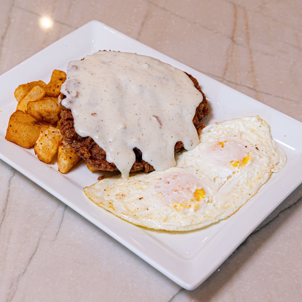 Country Fried Steak & Eggs