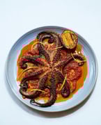 thank you torontolife 🥰

“Janet Zuccarini could be forgiven for taking a minute. Gusto 501, her five-years-in-the-making Corktown showpiece, opened about a month before the first lockdown. Instead of waiting to make her next move, Zuccarini launched azhartoronto, a Mediterranean kitchen on Ossington, in January.

During winter’s lockdown, the wood-burning oven hardly stopped turning out herb-dusted flatbreads, fermented potato and yogurt buns and Jerusalem style bagels. And she’s partnered with executive chef Stuart Cameron (Mira, Patria and Byblos) to bring the rest of the menu to life, with fire-roasted cauliflower smeared with zhug and tahini; whole Spanish octopus served on a pool of Moroccan chraime; and butterflied sea bream marinated in harissa and layered with red and green chermoula. This dream-team might be one of the few good things to happen to Toronto restaurants during the pandemic. More of the city's best new restaurants, at the link in bio ✨”
📷: johncullen