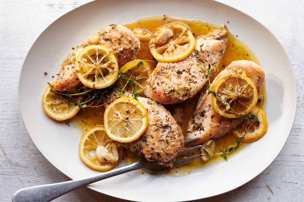 Lemon Chicken Breasts With Herbs