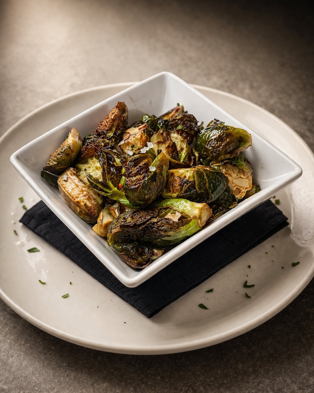 LEMON & ALMOND BRUSSEL SPROUTS