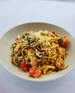 CHICKEN MUSHROOM FETTUCCINE