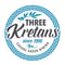 Three Kretans Greek Restaurant logo