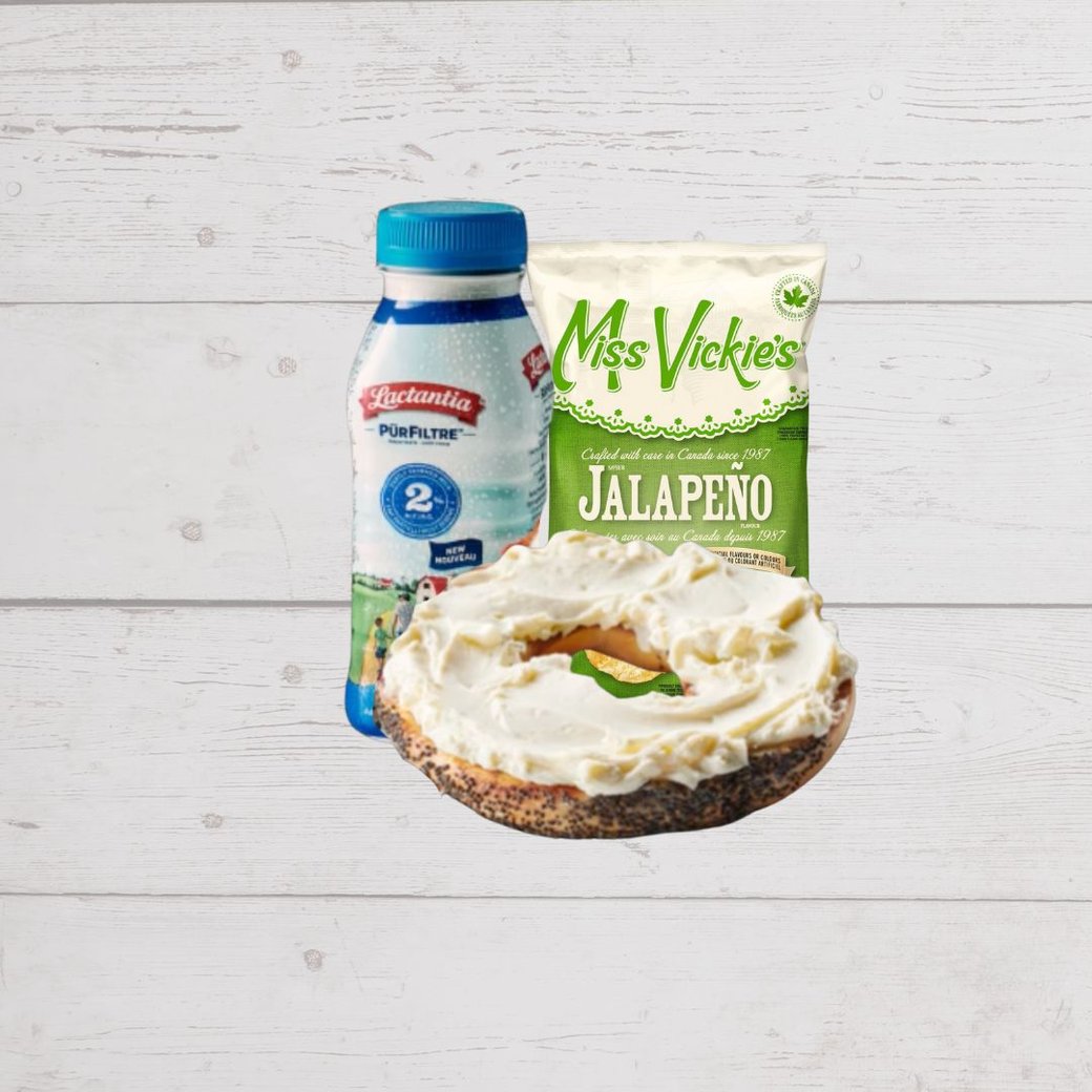 Bagel and Cream Cheese Combo