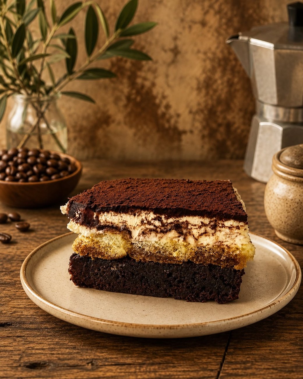 Tiramisu Fudge Brownie