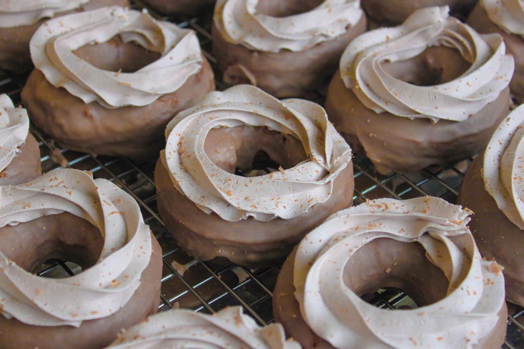Irish Cream Cake Doughnut