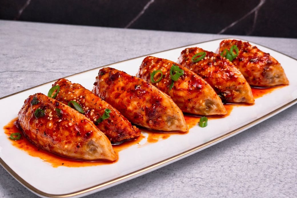 Chicken dumplings (6 pieces)