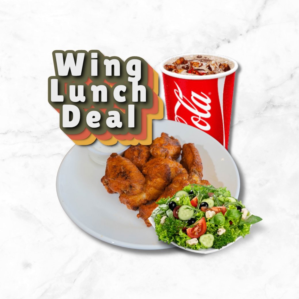 Chicken Wing Lunch Deal